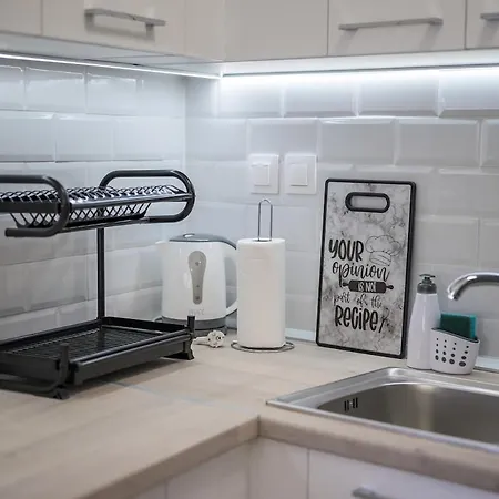 Bright 1br For 3 Fast Wifi Smart Tv Apartamento Tesalónica